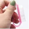 1000 Uds. Nueva herramienta de limpieza para uñas, herramienta suave y limpia para quitar el polvo, cepillo para uñas en ángulo, cuidado, manicura y pedicura 5134816