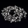 Pearls Wedding Hair Vine Crystal Bridal Accessories Diamante Headpiece 1 Piece
