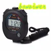 Großhandel-bowaiwen #0057 Wasserdichte Digital LCD Stoppuhr Chronograph Timer Zähler Sport Alarm