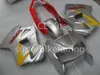 Motorcykel Fairing Kit för Honda VFR800 98 99 00 01 VFR 800 1998 1999 2000 2001 ABS Silver Red Fairings Set + 3Gifts VB02