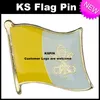 Dominikanska rep-flagga Badge Flag Pin 10st Mycket KS-0053280F