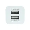 ホームデュアルウォールチャージャーアダプタUS EUプラグ2.1A AC電源2ポート用iPhoneサムスンギャラクシーノートLGタブレットiPad