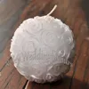 Darmowa Wysyłka 100 SZTUK Świeca Świeca Sprzyła 2 "Rose Ball Candle Bridal Shower Party Favors Rocznicowe Dekoracyjne prezenty