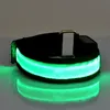 Cloth armband LED flash light arms with cycling skating for leisure Wrist strap factory direct sale