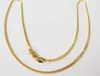 17 7inches 18K Solid Yellow Gold Chain Necklace Men&Women Milan Chain 2 7-3g315I