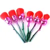 Fast New Rose Flower Makeup Brush Set Foundation Brush Eyeshadow Brushes kit 6pcs / set 11 styles en stock