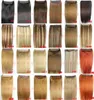 16"-28" One Piece Set 160g 100% Brazilian Remy Clip-in Human Hair Extensions 5 Clips Natural Straight