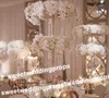 정신 병원 전용) 결혼식 통로 표시 수국 꽃없이 스탠드 꽃 스탠드