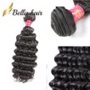 100 obearbetade hårbuntar Human Weave Dyable 11a One Donor Deep Curly Wave Wavy Top Quality Retail 1pc Bella hårförlängningar bunt Bella Bella hår Slays