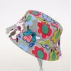 Nieuwe 36 Modellen Kinder Bucket Hoeden Nieuwe Mode Print Zomer Zonne Hoed Kleurrijke Patch Platte Caps