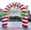 3 meters Wide Beautiful inflatable Christmas candy cane Arch for Christmas Hoiliday Decoration made in China