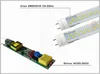 Bouillon in Amerikaanse LED T8 Tube 4ft 28W G13 192leds 240 Lichtlamp bol 4 voet 1,2 m Dubbele rij 85-265V LED-verlichting Fluorescentievervanging voor winkelgarage