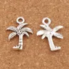 Kokosowe Palmy Charms Wisiorki 200 sztuk / partia 15x22mm Tybetański Silver Wisiorek Ustalenia Biżuteria Komponenty L415