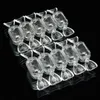 Wholesale- 10Pcs Plastic Wedding Candy Boxes Transparent Clear Sweet Shaped Case Storage Container Baby Shower Favor