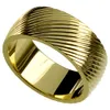 Solid Mens 18k Złoto Wypełnione Pierścionek ślubny R246mA SZ8-15