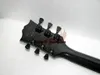 Guitare électrique Black Beauty, boutique personnalisée, touche en ébène, reliure de frettes, acajou massif, guitare entière 4575165