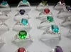 2017 nouvelle mode fille dame zircon anneau ordre mixte mixte multi style taille 36 pièces lot design exquis bijoux 2754