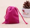 Small Velvet Favor Drawstring Bag 7x9cm(2.75 x 3.5 inch) Pack of 100 Rings Earrings Stud Jewelry Gift Packaging Pouch