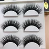 Handmade Thick Cross False Eyelashes Popular 3D Natural Makeup