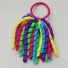 18 PCS Girl O-Korker Bonytail Holder Rainbow Hair Associory Corker Tassel Turpleers Hair Flower Flower Lister Curly Headwear PD002