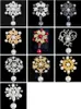 Broches Perle de luxe Cristal strass plaqué or fleurs de fleurs broches Broche mariée bijoux de mariée femme fête broche broche