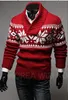 Gros-Hommes Chandails Casual Pull Marque Hommes Noël Flocon De Neige Pull Pulls Tricoté Homme Begu22