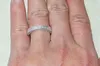 Ретро silod 14KT белого золота заполнены обручальное обручальное кольцо невесты ювелирные изделия 2-в-1 роскошные 145pcs cz 2ct квадратный бриллиантовое кольцо размер 5-10