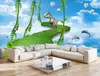 wallpapers for bed room custom 3d wallpaper living room Green forest landscape po wallpaper4547689