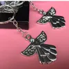 Delikat Angel Keychain Guld Silver Key Ring Bästa present till Gäst för Baby Shower Chopening Wedding Favors Gift ZA4559