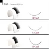 Volume 3D Extension des cils naturels faux cils individuels outil de maquillage de cils de fibre coréée 4 plateaux b ccurl 8-15mm6358853