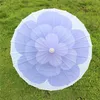 6pcs / Lot Parasol Oriental En Bambou Parasols De Mariage Fleur De Jasmin Parasol En Soie Parapluies De Soleil Accessoires De Mariée Artisanat Chinois