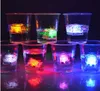 Light Ice Wedding bar supplies induction electronic colorful Nightlight ice cubes Led Rave Toy