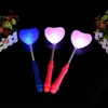 Star Love Heart Flower Bacchetta lampeggiante LED Glow Light Stick Lampeggiante Stick Kids Child Light Up Toy Party Concert Novetly Led Toys ZA1459