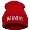 14 Couleurs Hiver Bonnets pour Femmes Hommes Lettre Imprimer Snap Back Bonnet Bonnet Unisexe Gorro Crâne Tricot Caps Hip Hop Punk Ski Chapeaux GH-111