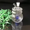 Glasleidingen Glazen Bubbler Olie Rig Glass Bongs Dubbele Bodem JH049-10mm