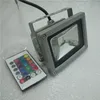 LED Projektörler 10 W 20 W 30 W 50 W RGB Sel Işık Dış Aydınlatma 16 Renk RGB Uzaktan Kumanda Spot 85-265 V IP65 Floodlight