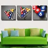 3 Pcs/Set billiards Canvas Print Painting Modern Canvas Wall Art for Home Decoration #130