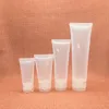 Wholesale- Glossy Plastic Refillable Soft Tube Empty Facial Cleanser Hand Cream Container Squeeze Lotion Shampoo Bottle 15 30 50 100ml