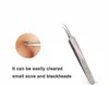 Rostfritt stål Blackhead Whitehead Remover Needle Kit Blemish Acne Pimple Extractor Makeup Tools