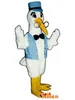 Costume de mascotte de grue blanche personnalisé, livraison gratuite