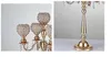 10 sztuk Złoty Srebrny Kolor 5 Arms Crystal Candelabra Tabela Centerpieces Świecznik Świecznik Do Wesele Dekoracji Home Decor Candle Holder