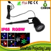 Outdoor Christmas snowflake LED lights White RGB Laser light lawn lamp for garden Lighting holiday decoration