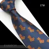 2019 Cravate de Noël 22 couleurs 145 * 7 cm Cravate Jacquard Cravate de Noël Cravate en polyester pour hommes pour le meilleur cadeau de Noël