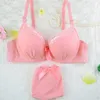 Meninas bonitos conjuntos de sutiãs sexy japonês estudante adorável conjunto sutiã lingerie ajustável rendas bordado push up moda feminina sutiã + calcinha