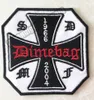 Cool SOCIETY DIMEBAG MEMBER FAN TRIBUTE Patch ricamata cristiana Motociclista Punk gotico Patch Iron On 3.5 Spedizione gratuita