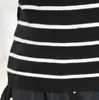 Wholesale-LOWEST PRICE Hot Sales Women's Knitted Cashmere Sweater Stripe Woman Winter Clothes Pullover High Quality Free Shipping