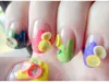 Whole New 1pack Nail Art 3D Fruit Flowers Feather Design Tiny Fimo Slices Polymer Clay DIY Beauty Nail Sticker Decorations3931095