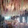 180cm Super Long Artificial Silk Flower Hydrangea Wisteria Garland For Garden Home Wedding Decoration Supplies 22 Colors Available