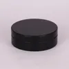 100ml Aluminum Jars black Metal Tin Cosmetic Containers Crafts Aluminum boxs Fast shipping F3370