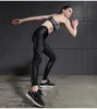 Русалка кривая тренажерный зал женщина фитнес леггинсы Мощность Скорость йога брюки бег брюки красочные полосы эластичный Спорт леггинсы женщин